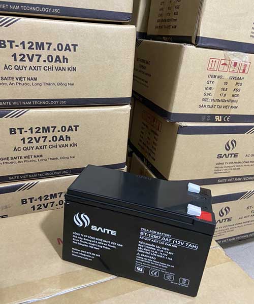 Ăc Quy Saite BT-12M7.0AT 12V-7ah